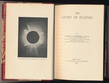 1904 ~ The Story Of Eclipses ~ The Library of Valuable Information ~ Antique HC