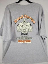 HOOTERS  ROAD DAWGS  Big Busts are our Business  Mens 2XL SHIRT