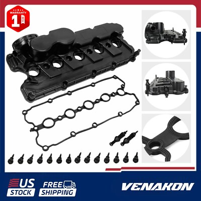 Valve Cover fit for VW Beetle Golf Jetta Passat 2.5L 06-14 Gasket Bolts PCV valv
