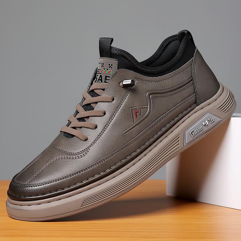 SAOLA Sneaker da uomo per il tempo libero pump business sport camminata lavoro Oxford scarpe piatte stringate