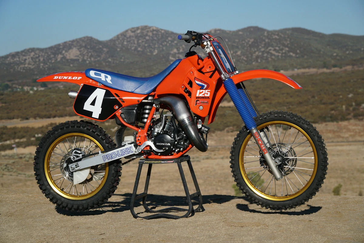 HONDA CR 125 1987 1988 template vector 1 1 real scale PDF format