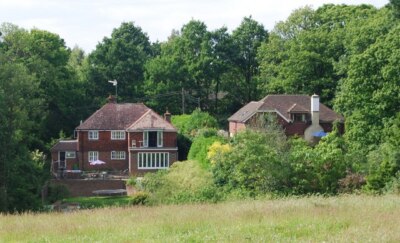 Photo 6x4 Houses an Foxhole Lane Matfield  c2009