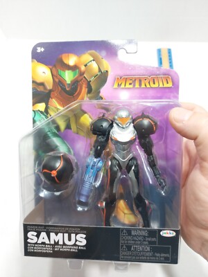 Jakks Metroid SAMUS Aran Phazon Suit With Morph Ball Figure 2024