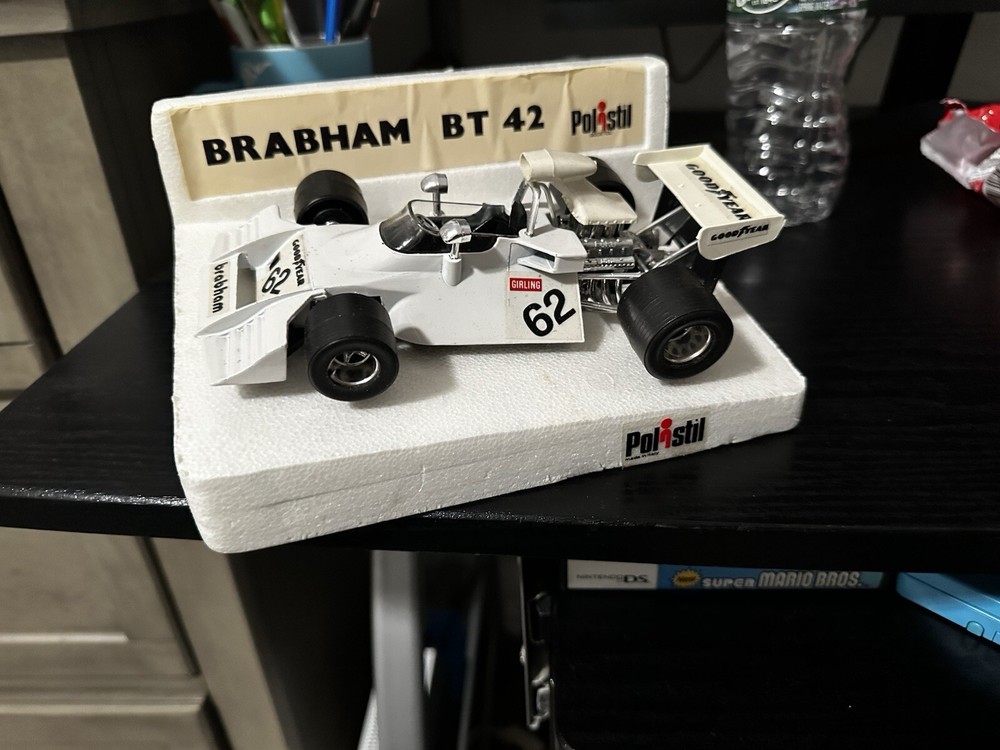 Polistil 1/25 Brabham BT 42 F1 Race Car FX8 Vintage Diecast Model Car