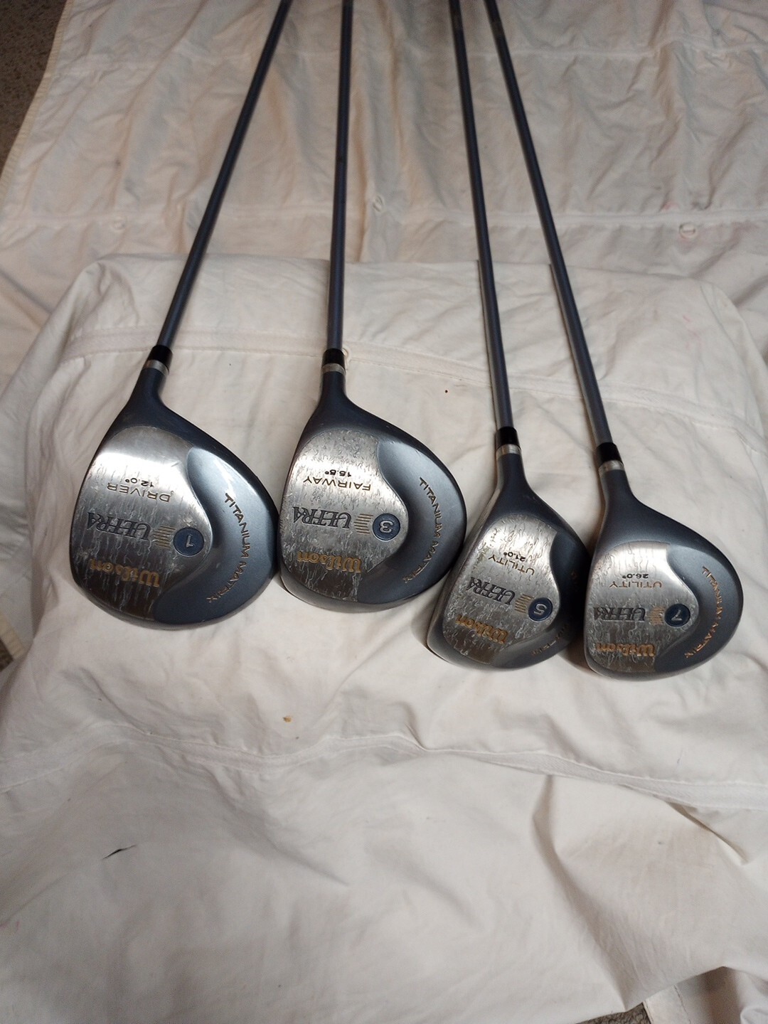 Clubs Lot Of 4 (1, 3, 5, 7)