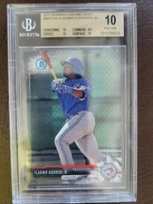 2017 BOWMAN CHROME DRAFT #BDC150 VLADIMIR GUERRERO JR. BGS 10 PRISTINE POP 11