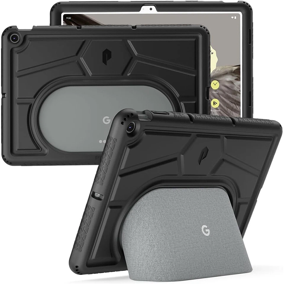 For Google Pixel 11 inch 2023 Tablet Case Flexible Washable Silicone Cover Black - Image 2 of 4