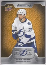 2023-24 Upper Deck Engrained Oak VICTOR HEDMAN #32 #30/349 Tampa Bay UD SP