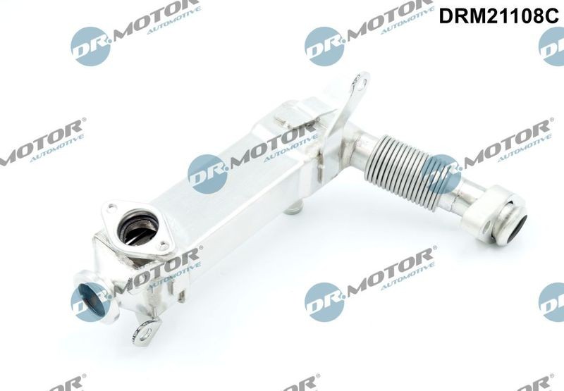 Radiateur de réaspiration des gaz d'échappement Dr.Motor DRM21108C en inox de haute précision