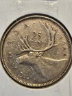 1952 Canada 25 twenty five cents Silver Coin