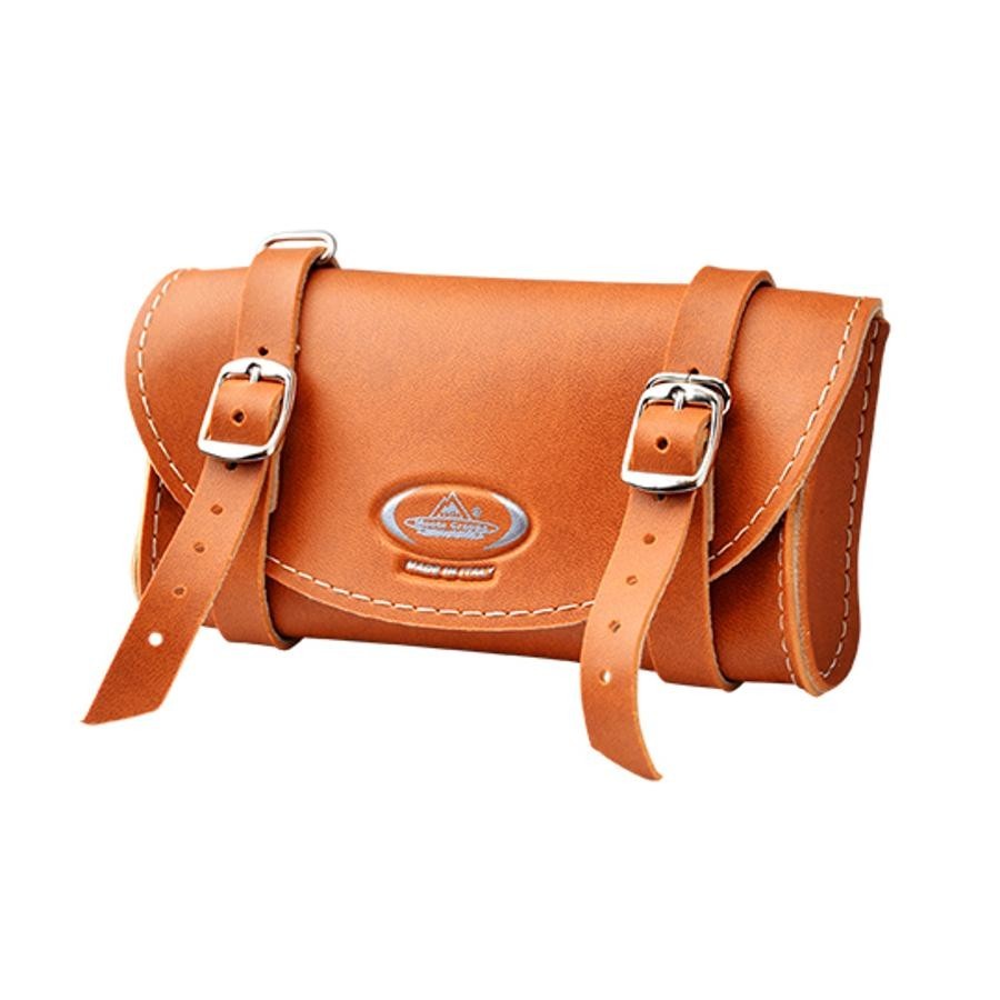 Sacoche de selle marron Monte Grappa accessoire vélo de ville bike