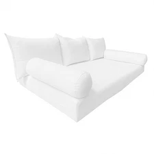 6PC Mattress Bolster Back Rest Pillows Fiberfill 'INSERT ONLY' S.3 Twin-XL Size