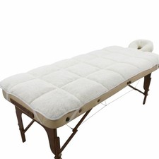 Fleece Massage Tables Cover Set 31"x72", Cozy Quilted Massage Bed Topper, Inc...