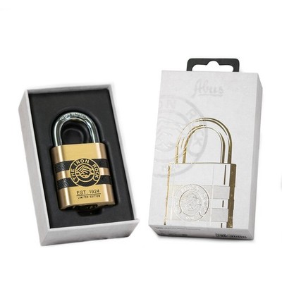 ABUS 83/45 IRON ROCK Limited Edition   Vorhangschloss   Messing   NANO PROTECT