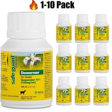 Safeguard 125ml Goat Dewormer FREE SHIPPING 01/2027 EXP 1-10Packs 