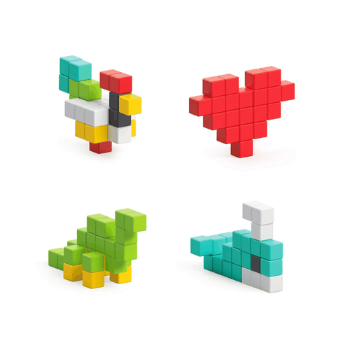 PIXIO100 Blocchi Magnetici in 6 Colori App Gratuita - Foto 3 di 10