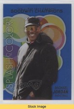 2023 Goodwin Champions Platinum Blue Rainbow Michael Jordan HOF READ 08a0