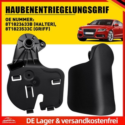 Motorhaubenzug Griff Hebel für Audi A4 B8 A5 A6 C7 Q5 Sportback 8T1823533C Kappe