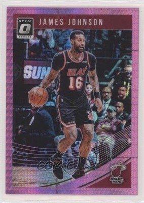 2018-19 Panini Donruss Optic Pink Hyper Prizm James Johnson #25 1p8