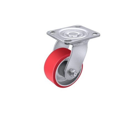 4''X 2'' Heavy Duty Casters - Industrial Casters Polyurethane Caster with Stron...