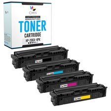 4-Pack CMYi Replacement 206X Toner for HP Color LaserJet Pro M255dn M255dw