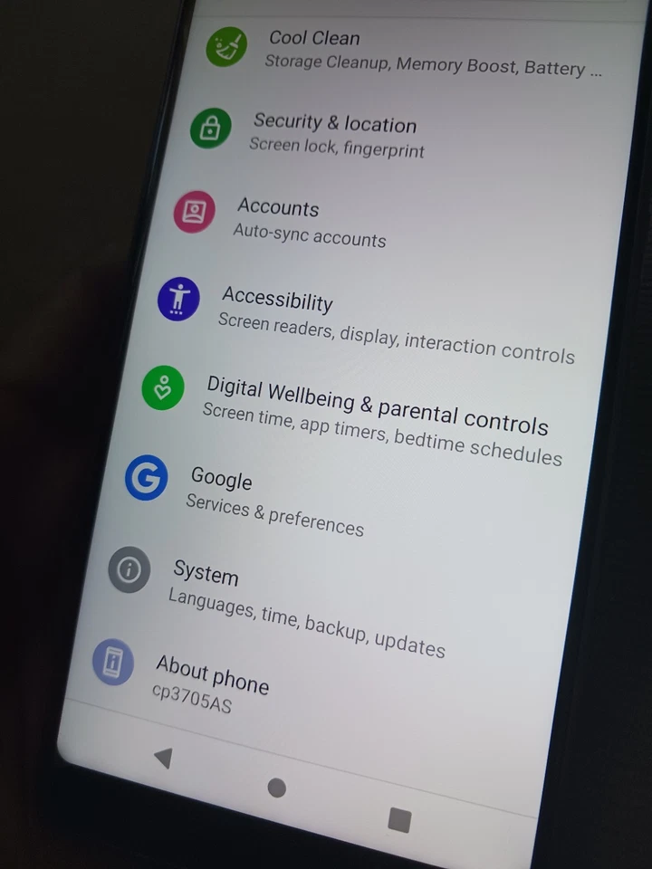 Coolpad Legacy CP3705AS 32GB 4GB Android 9 Foto 4 de 4