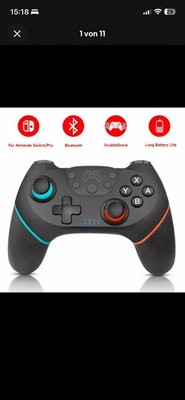 Pro Controller für Nintendo Switch  Wireless Bluetooth Gamepad mit Einstellbarem