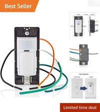 Energy-Efficient Motion Sensor Switch - 180 Coverage, Ideal for Home Automation