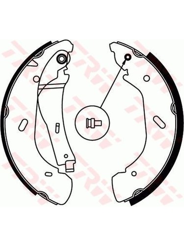 TRW Brake Shoe fits Ford Transit 2.4 VH, VJ D (GS8690) - Picture 1 of 12