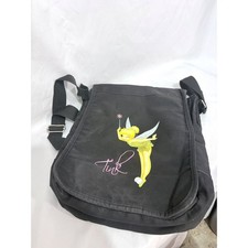 Disney Messenger Bag Tinker Bell Black Graphic Tink DC53253 One Size
