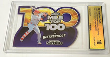 2025 Leaf Nation JJ Wetherholt MILB Top 100 Prismatic Purple #/8!! GEM MINT 10!!