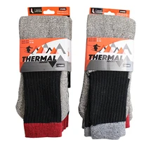 6 Pair  Womens Heavy Duty Thermal Insulated Winter Boots Hiking Work Socks Warm