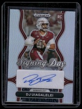2025 Panini Prizm Draft Picks #SD-DJU DJ Uiagalelei Signing Day Silver