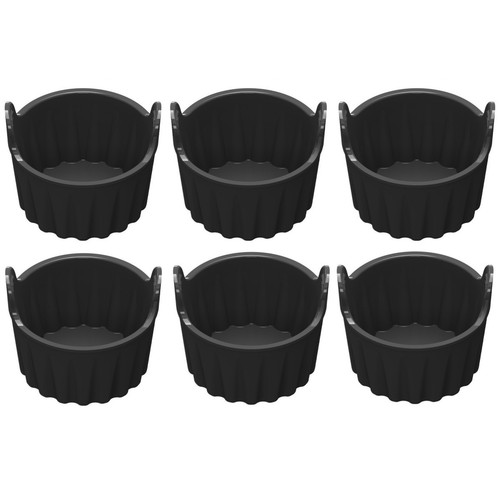 Set of 6 Silicone Muffin Cups for Air Fryer Perfect for Baking Eggs and Muffins - Foto 23 di 39