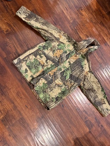 Stearns Dry Wear Hunting Rain Jacket Men's Sz XL Realtree Camo Quilt Lined Hood - product listing photo