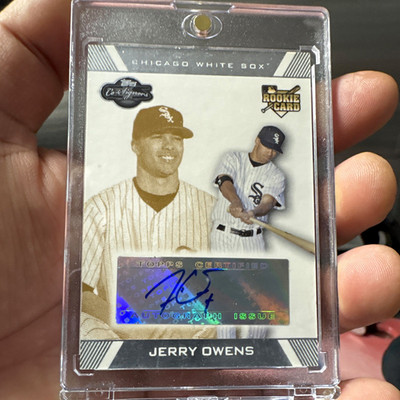Topps 2007 Co-Signers Jerry Owens White Sox #110 Bronze /250 Auto