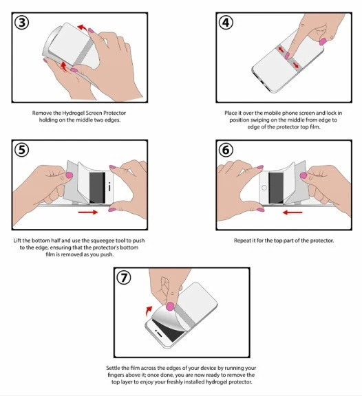 For Samsung Galaxy S22 S23 S24 S25 Edge Ultra Plus Soft TPU Hydrogel Film Cover - Image 2 of 4