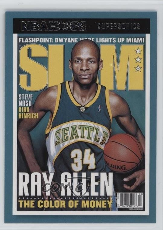 2021-22 Panini NBA Hoops Slam Ray Allen #SLAM#87 HOF 1mv7