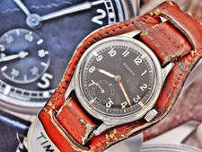 Siegerin Luftwaffe Militäruhr aus dem Zweiten Weltkrieg 1940er Jahre mit Alpina