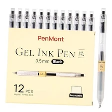 Retractable Gel Rollerball Pens, Japanese Style, Smooth Writing, Comfortable 