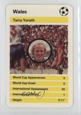 1978 Dubreq Top Trumps World Cup '78 Terry Yorath 0q3