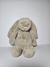 NWT Jellycat Bashful Beige authentic Bunny Medium 12in Plush Stuffed Animal