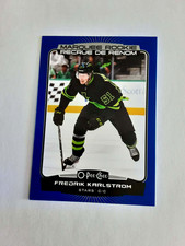 Opee Chee Hockey 2022-2023 Marquee Rookie Fredrik Karlstrom Blue border  588