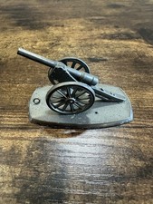 Vintage Die-Cast Miniature Field Cannon Decorative Military Display Ornament