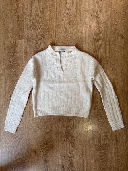 Women Jil Sander Sweater Beige Wool 34
