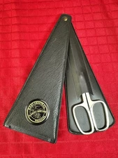 VTG Collectible Scissors Black Leather Gift Set East Central Region Original