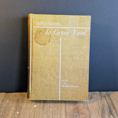 #ad Adventures in Geyser Land by Guie amp; McWhorter 1935 Hard Cover $39.98