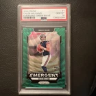 2024 Prizm Caleb Williams Emergent RC Green Wave Rookie #1 Bears PSA 10