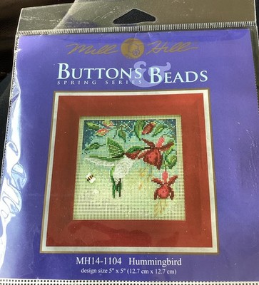 MILL HILL BUTTONS & BEADS HUMMINGBIRD MH14-1104 CROSS STITCH KIT