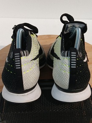 Nike Flyknit Racer Volt Running Sneakers 526628-011 Men's Size 6.5